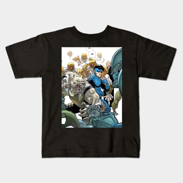 invincible beast Kids T-Shirt by super villain